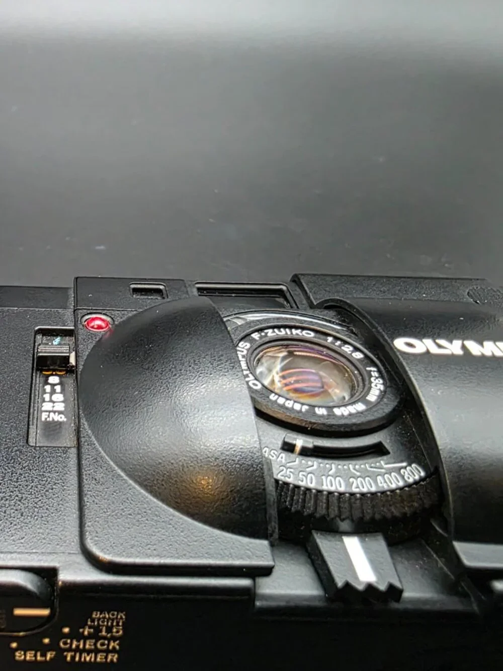 Olympus XA Black Rangefinder Film Camera w/ A11 From JAPAN case manual